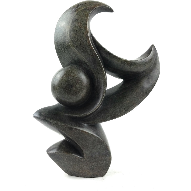 Abstract Plant Sculpture | Shona Stone Art Zimbabwe