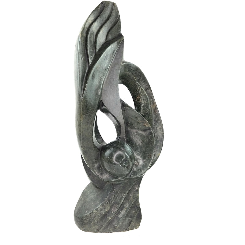 Abstract Plant Sculpture | Shona Stone Zimbabwe