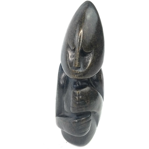 Abstract Shona Stone Sculpture – Handmade Man Figure from Zimbabwe