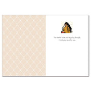 Warm design expressing the message "Thinking Of You."