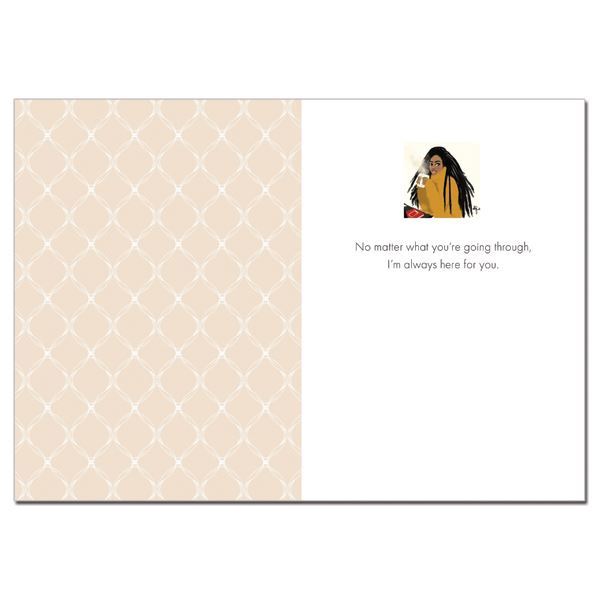 Warm design expressing the message "Thinking Of You."