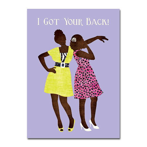I Got Your Back African American Friendship Card | Loyalty & Love — A ...