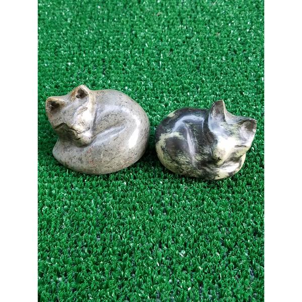African Cat Figurine 