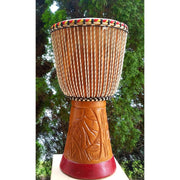 Hand-Carved African Djembe Drum