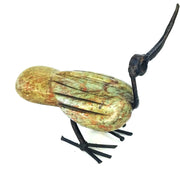 African Duck Sculpture | Handmade from Recycled Metal & Springstone