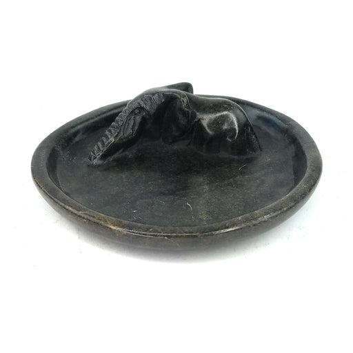 African Animal Stone Soap Dish Ashtray | Handmade Zimbabwe