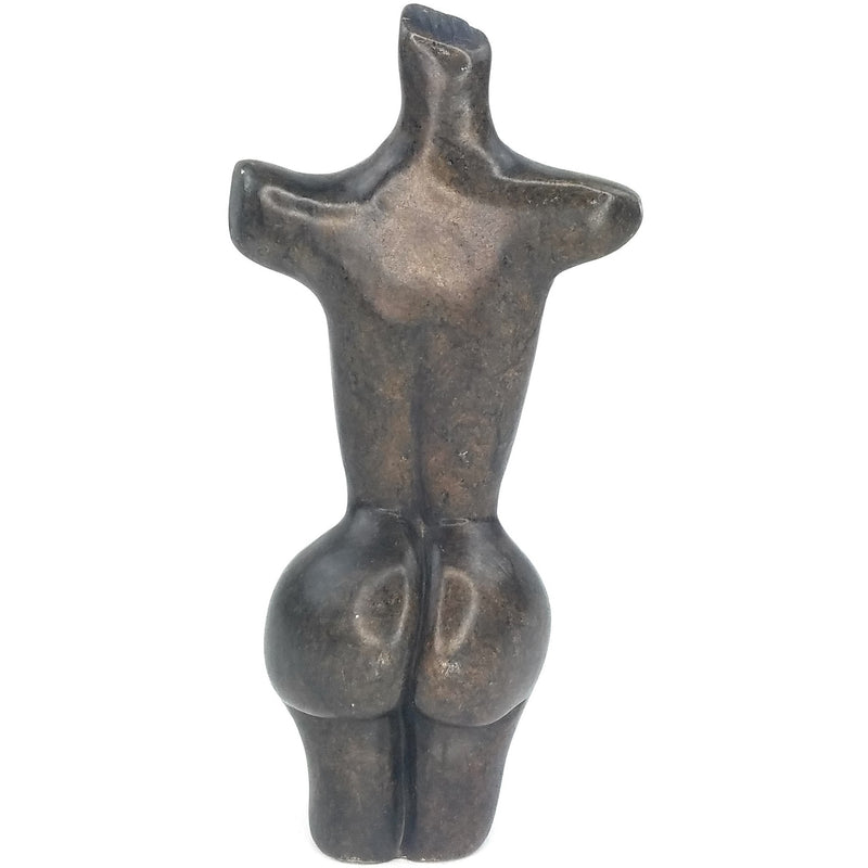 African Female Torso Sculpture – Standing Stone Figure