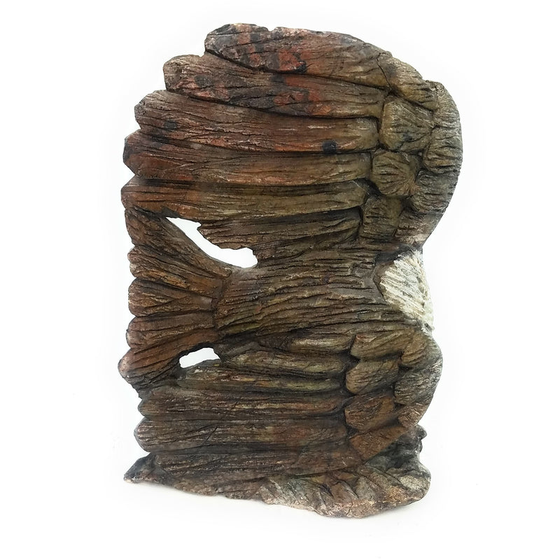 African Fish Eagle Brown & White Opal | Zimbabwe Sculpture