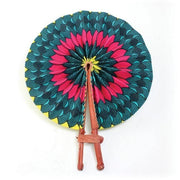 African Hand Fan – African Floral | Handmade in Ghana