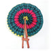 African Hand Fan – African Floral | Handmade in Ghana