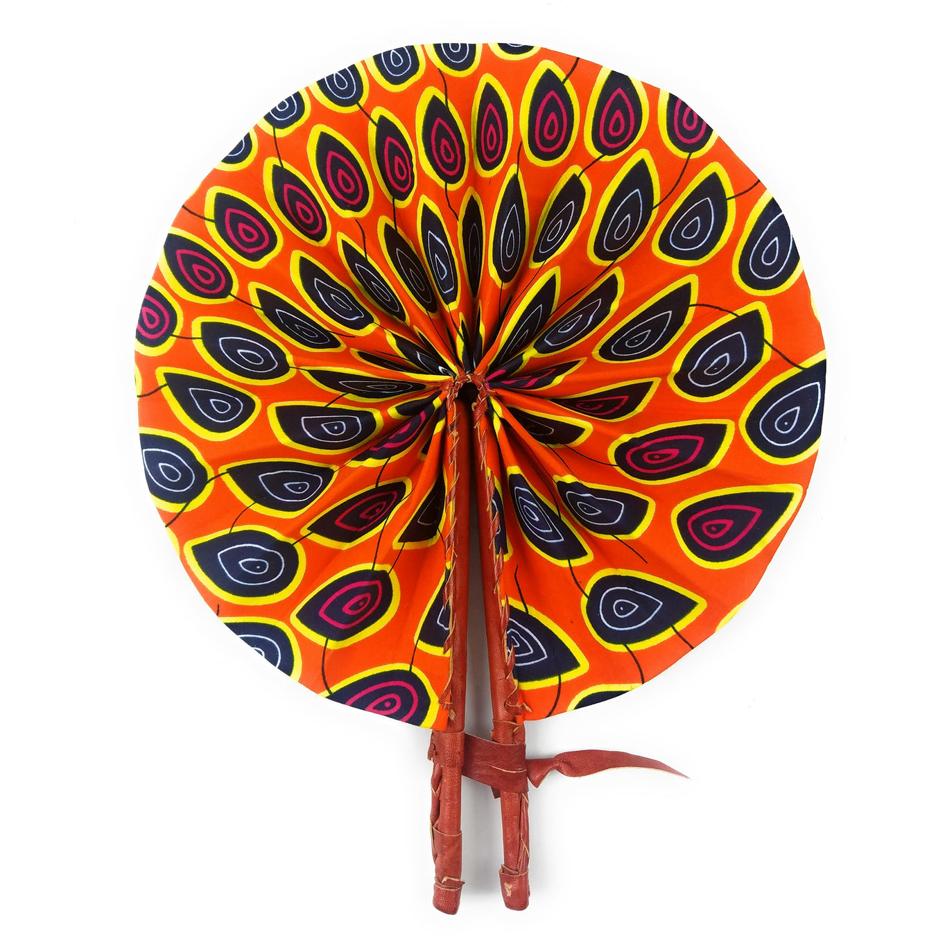 African Print Hand Fans
