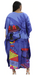 African Kaftan Dress – Blue Working Women With Gourds