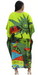 African Kaftan Dress – Lime Green Working Women 