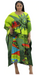 African Kaftan Dress – Lime Green Working Women With Gourds