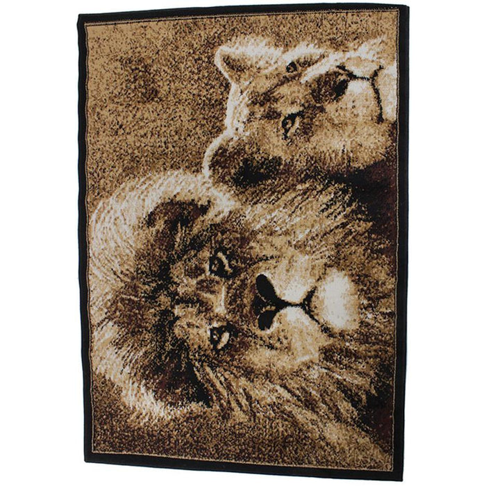 African Lion Area Rug – Safari Wildlife Home Décor | A Taste of Africa