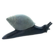 African Stone Snail Sculpture | Hand-Carved Shona Art Zimbabwe