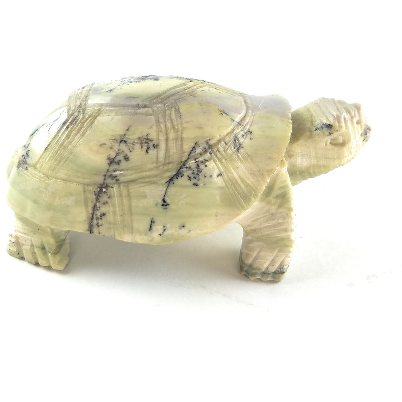 African Stone Turtle – Natural Stone Variation | Hand Carved in Zimbabwe