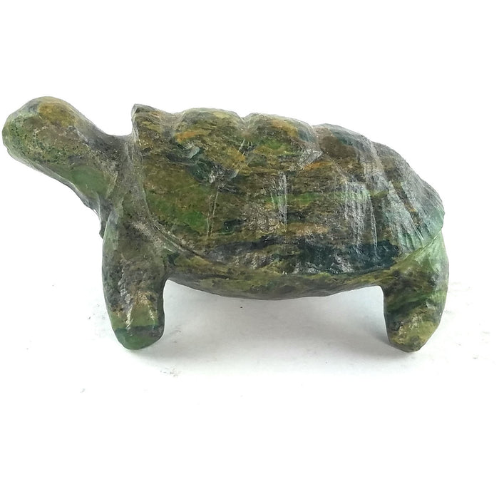 African Stone Turtle – Natural Stone Variation | Hand Carved in Zimbabwe