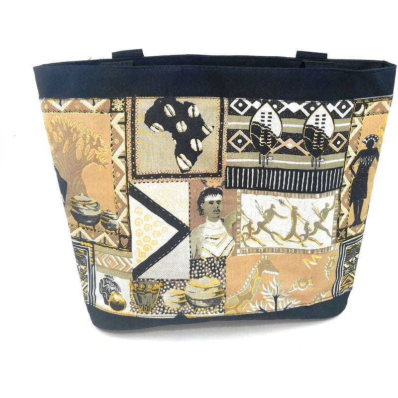 African Tribal Symbols Tote Bag