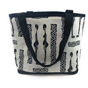 Handmade African Village Women Tote Bag