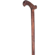 African Walking Stick with Derby Handle | Handmade Ironwood Cane