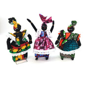 African Woman Doll Handmade in Senegal – Small | Authentic African Fabric Clothing