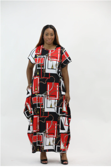 African Print Kaftan