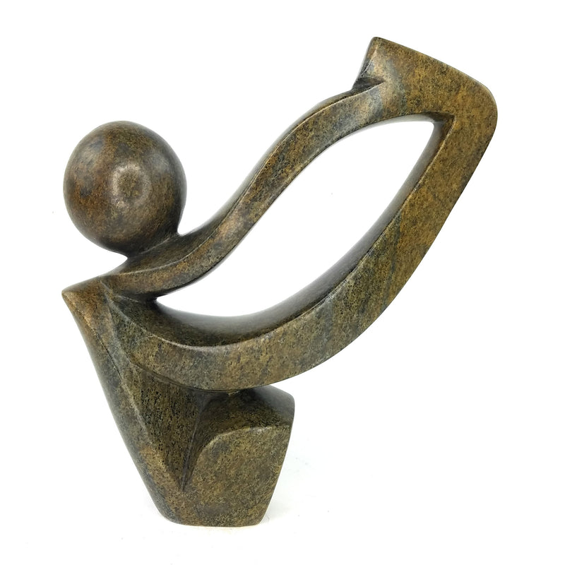 Balanced Abstract Sculpture – Shona Stone Art from Zimbabwe