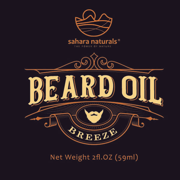 🧔🏾 Sahara Naturals® Breeze Scent Beard Oil | Hydrate & Nourish Your Beard