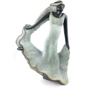 Beautiful Dancing Woman Sculpture – Hand Carved Zimbabwean Springstone Art