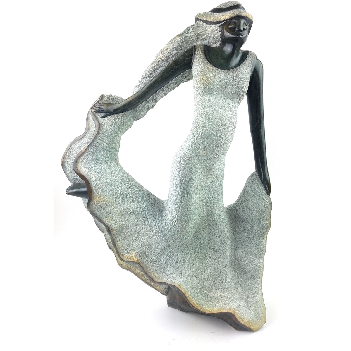 Beautiful Dancing Woman – Hand Carved Shona Springstone Sculpture — A ...