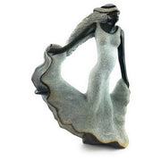 Beautiful Dancing Woman – Hand Carved Shona Springstone Sculpture