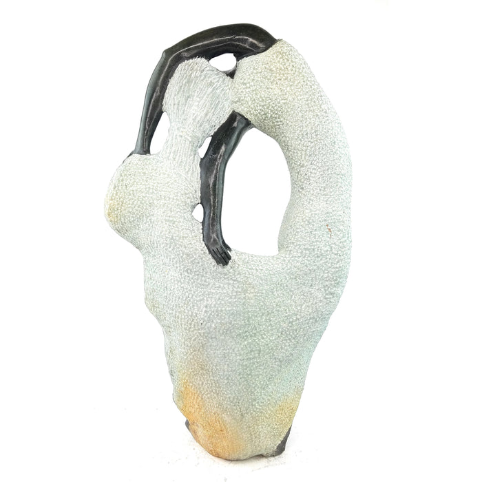Beautiful Woman Dancing – Shona Springstone Sculpture Hand Carved in Zimbabwe