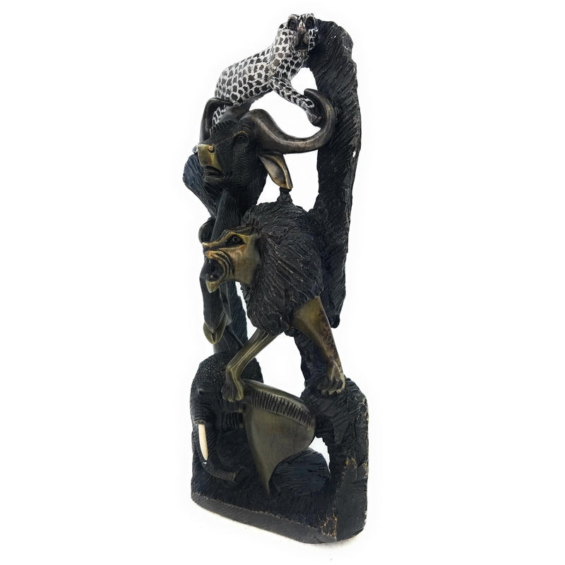 Big Five Safari Animals Sculpture