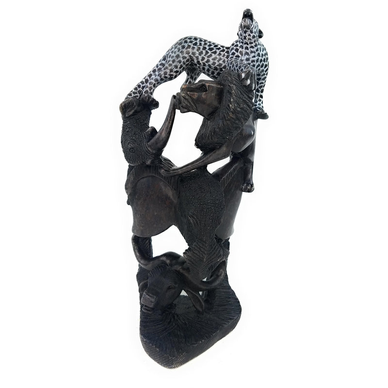 Big Five Safari Animals Sculpture