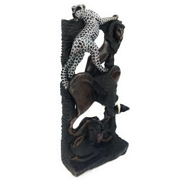 Big Five Safari Stone Sculpture