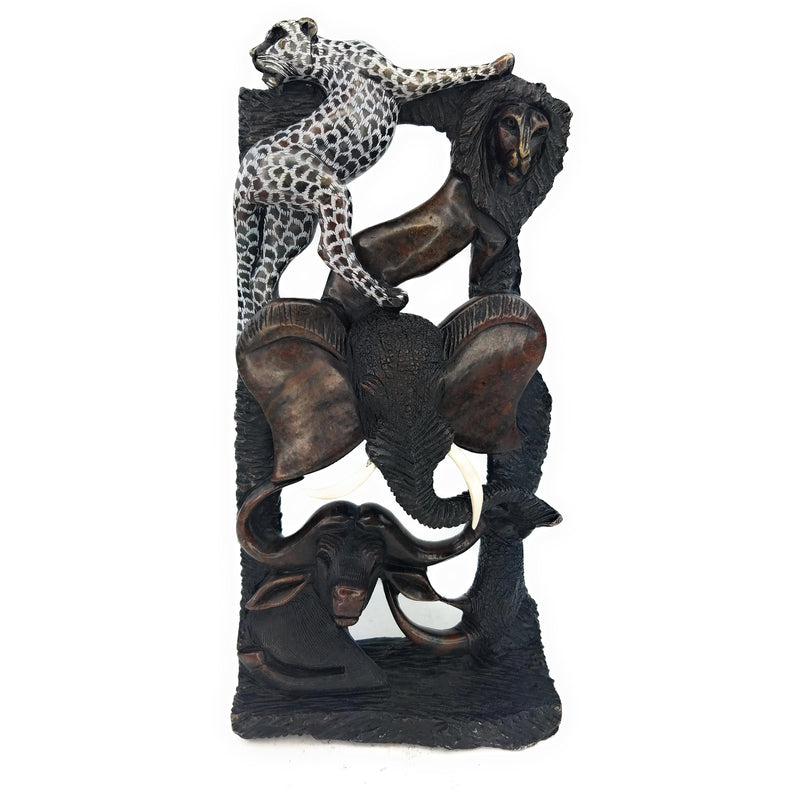 Big Five Safari Stone Sculpture