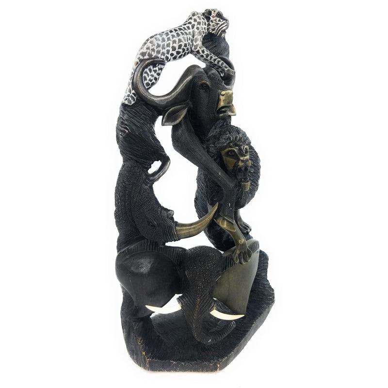 Big Five Safari Animals Sculpture