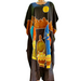 Black African Musicians Kaftan Dress | African Drummers Print