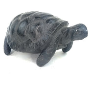 Black African Stone Turtle – Textured Shell | Hand Carved in Zimbabwe