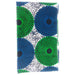 Blue & Green Circle Print African Headwrap | Vibrant Ankara Headwrap