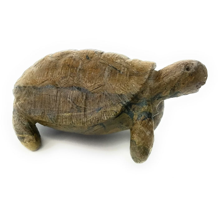 Brown African Stone Turtle | Hand Carved Shona Sculpture