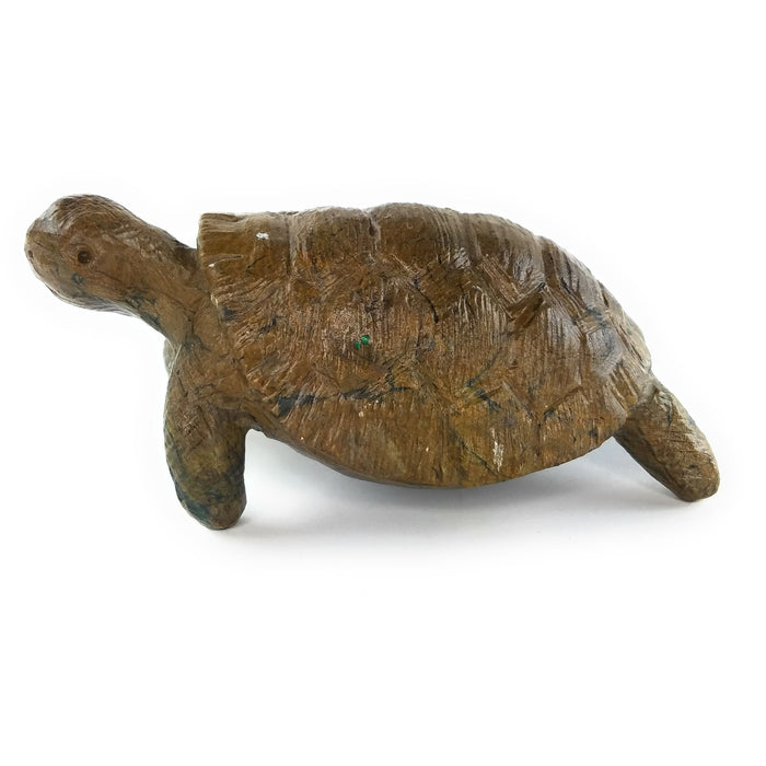 Brown African Stone Turtle | Hand Carved Shona Sculpture