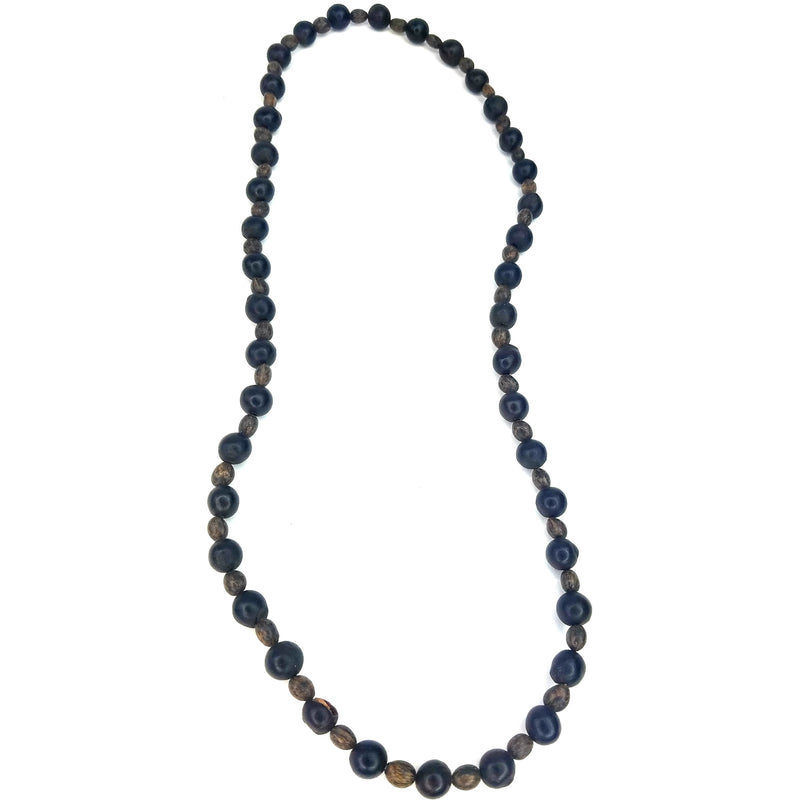 Brown Seed Bead Necklace | Handmade African Jewelry