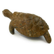 Brown Stone Turtle (African Tortoise) Sculpture