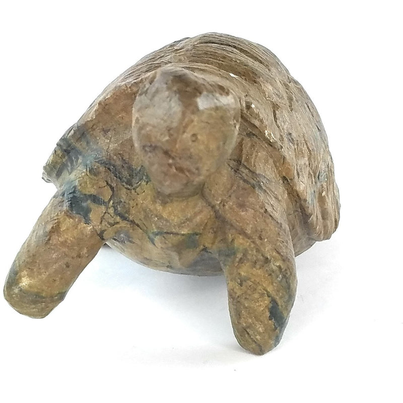 Brown Stone Turtle (African Tortoise) Sculpture