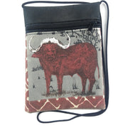 Buffalo Safari Passport Bag – Handmade African Travel Accessory