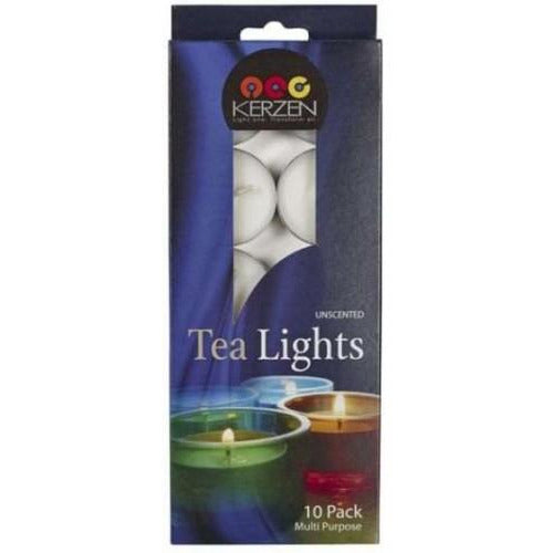 Unscented White Tea Light Candles