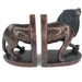 Charging Male Lion Bookends – Shona Stone Art from Zimbabwe