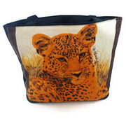 Handmade African Cheetah Tote Bag